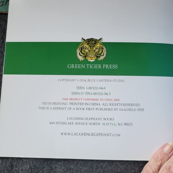 3 Childrens Book GREEN TIGER PRESS 2004 Three Bears Nursery Rymes Town Mouse - Picture 7 of 10